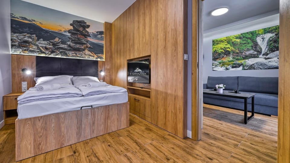 Bed, TV and multimedia, Other, Other, Other, Photo of the whole room, Seating area, Bedroom, towels, towels, wardrobe