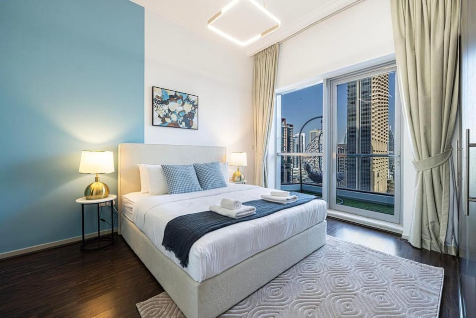 Panoramic Marina View - 1BR - Walk to the beach Apartment in Dubai