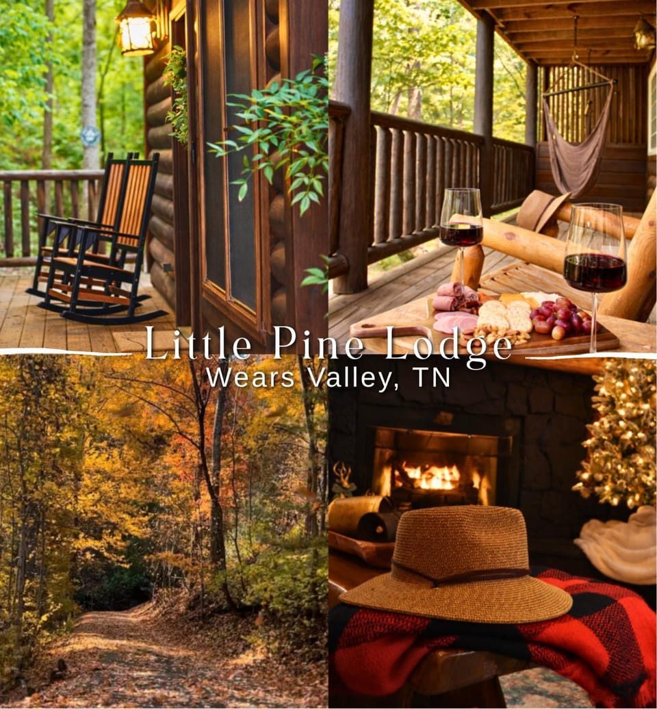 Little Pine Lodge a Smokies Hideaway - 1 mi to GSMNP - King Suite & Loft, Fireplace, Hot Tub & BEARS! House in Sevier County