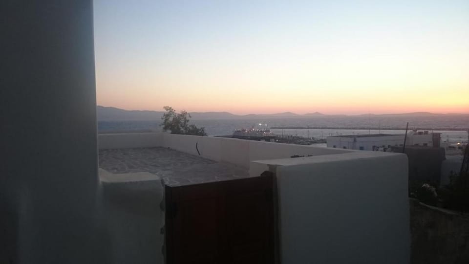 Natural landscape, Balcony/Terrace, Sunset