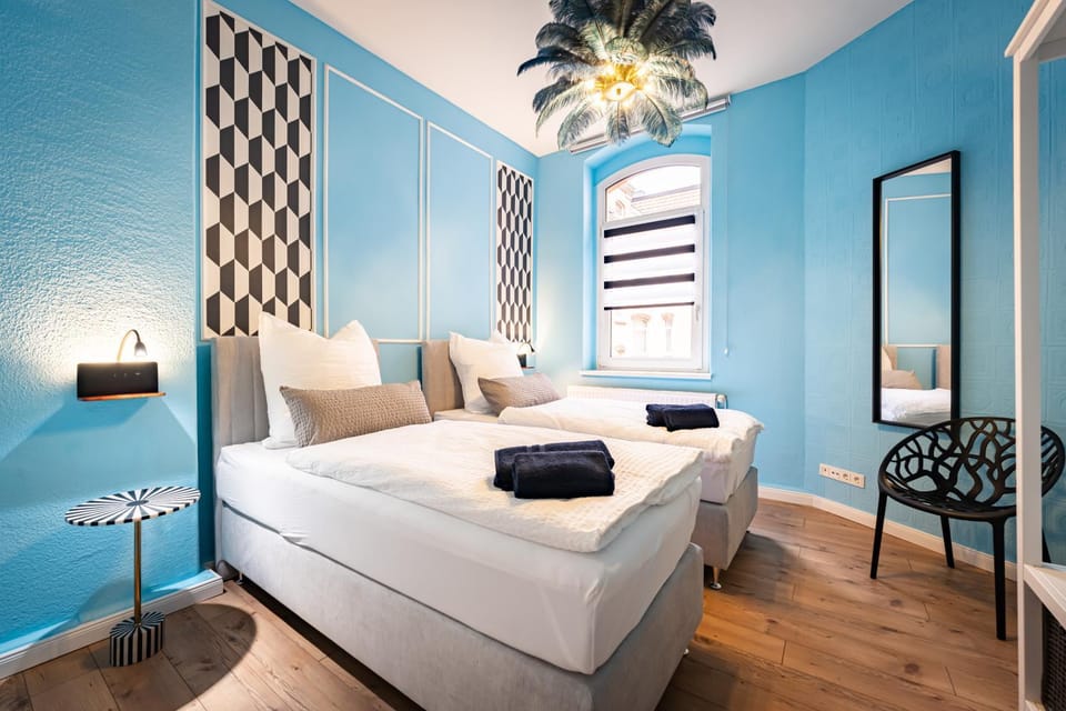 Bed, Photo of the whole room, Bedroom, towels, wardrobe