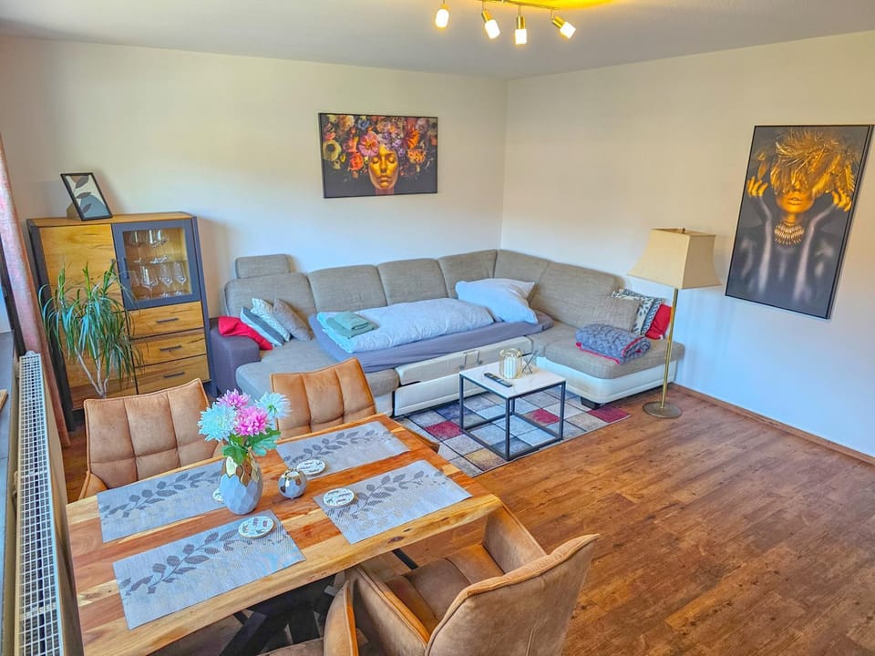Living room, Seating area, Dining area