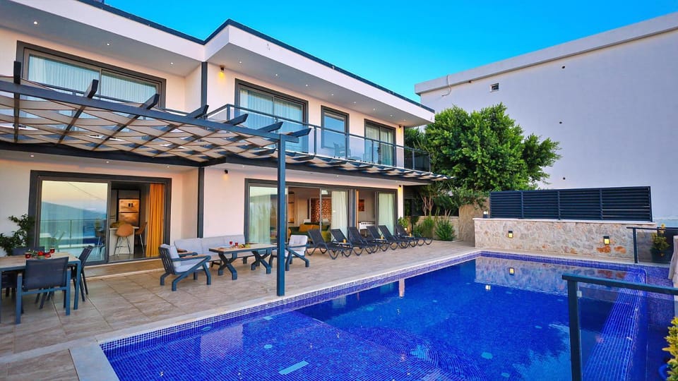 Kalkan 3 Bedroom Seaview Villa Villa in Kalkan Belediyesi