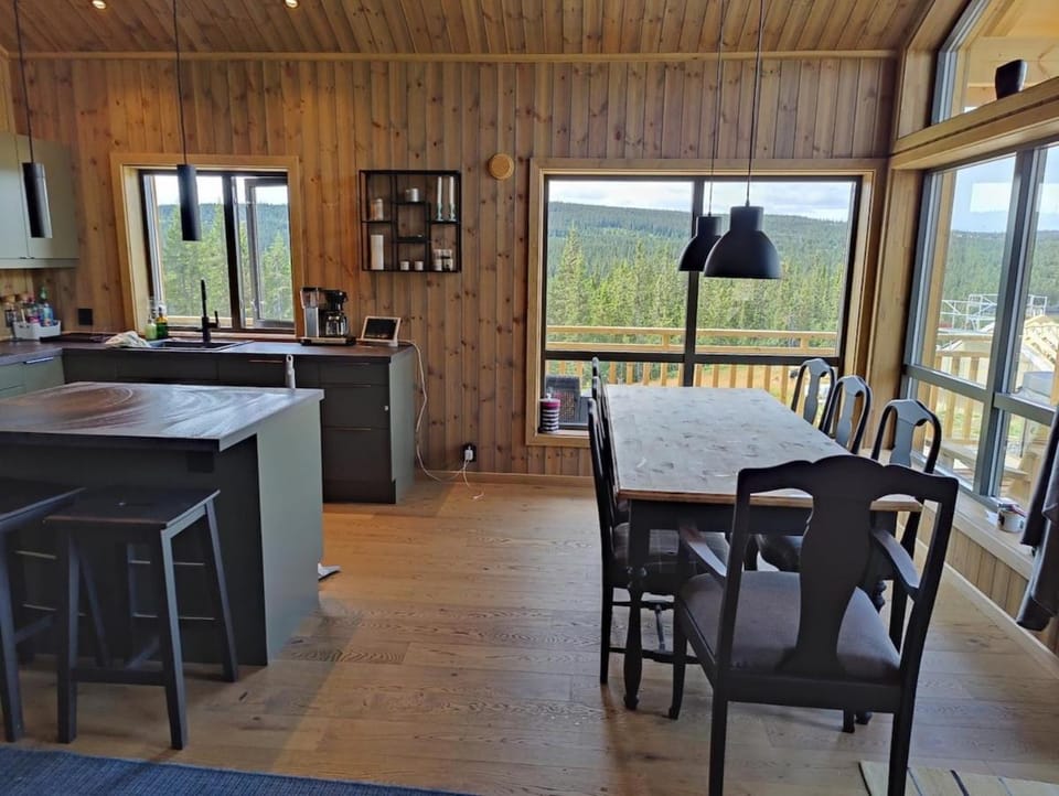 Kitchen or kitchenette, Dining area