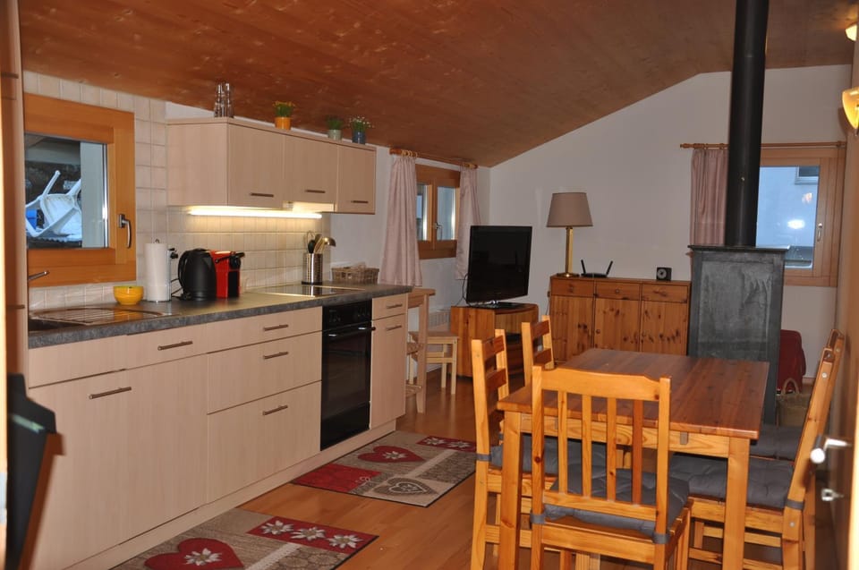 Kitchen or kitchenette, Dining area