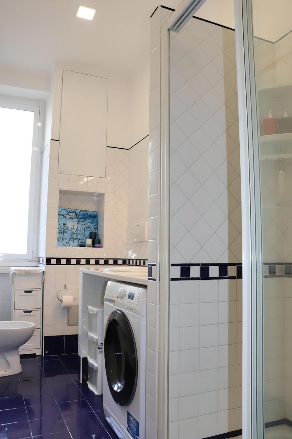 Shower, Bathroom, washing machine