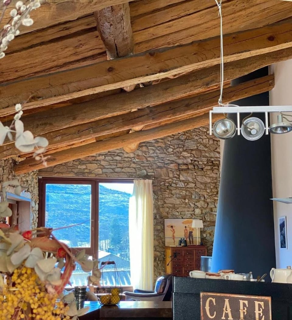 Living room, fireplace