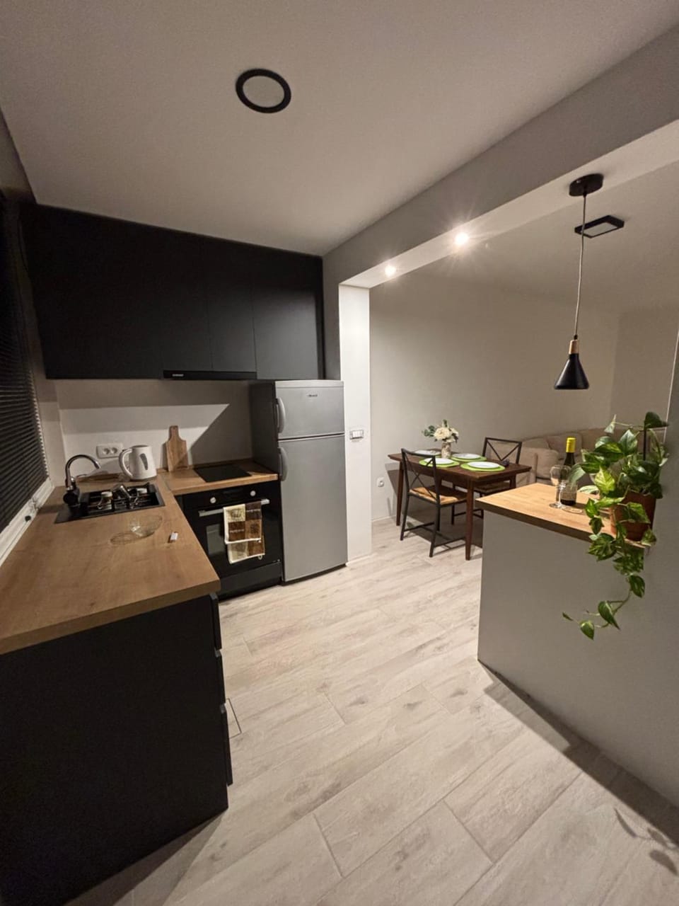 Kitchen or kitchenette, Dining area, dishwasher, oven, stove