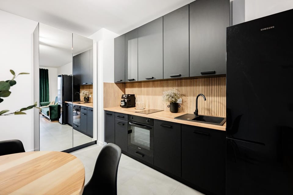 Coffee/tea facilities, Kitchen or kitchenette, oven