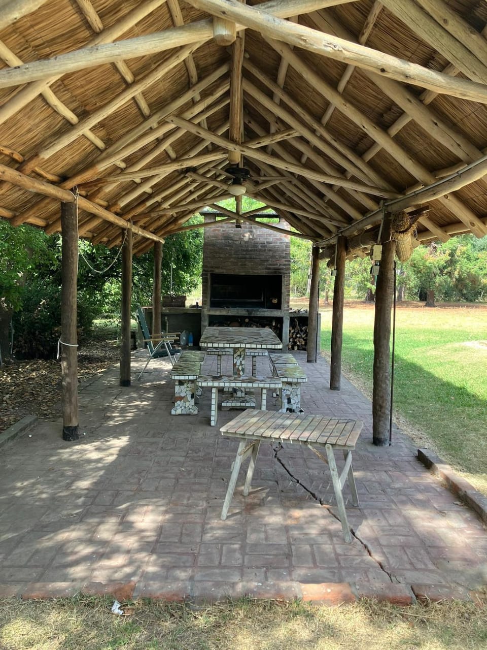 Patio, BBQ facilities, Dining area