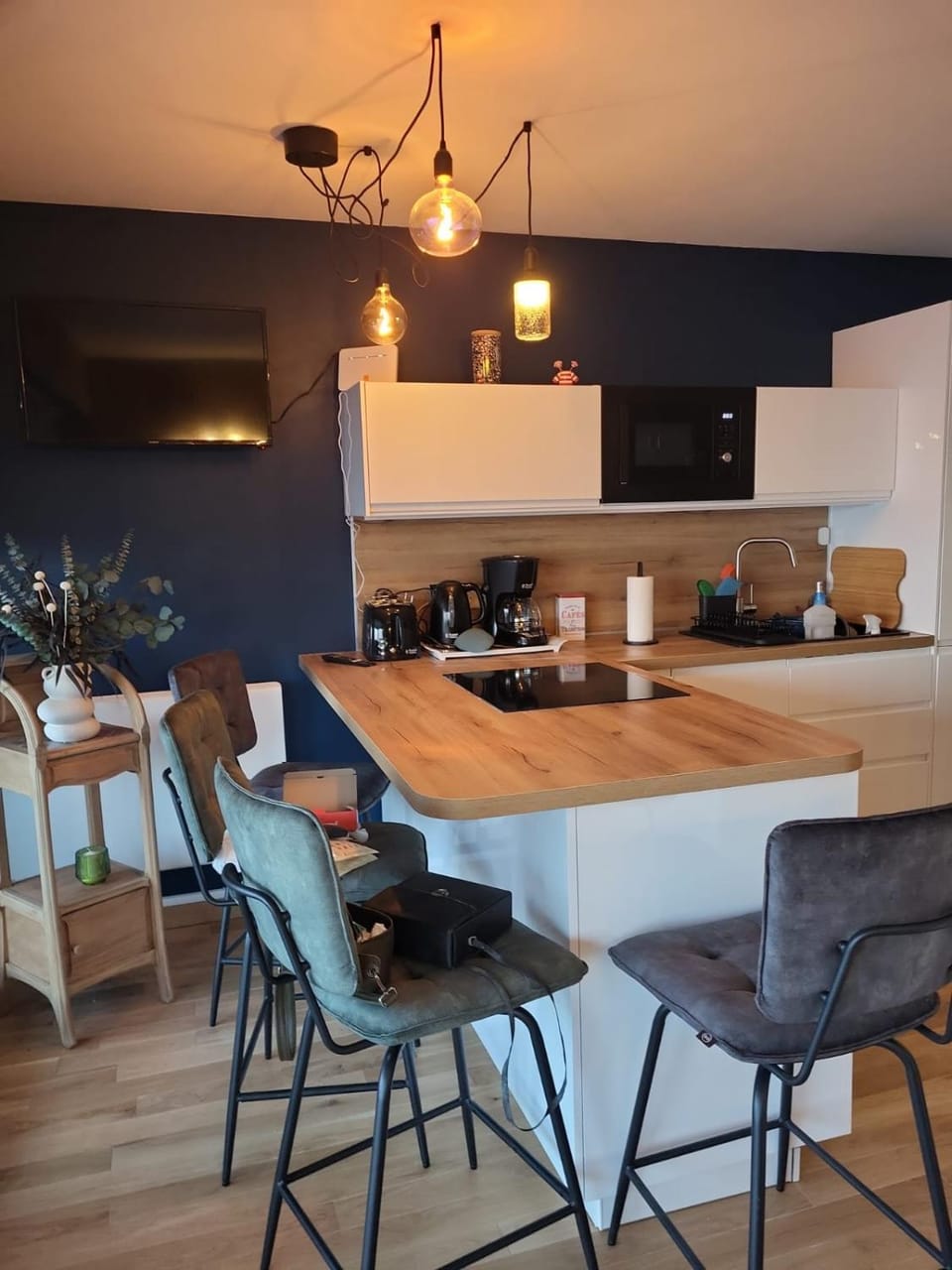 Appartement avec loggia vue mer port Maria Apartment in Quiberon