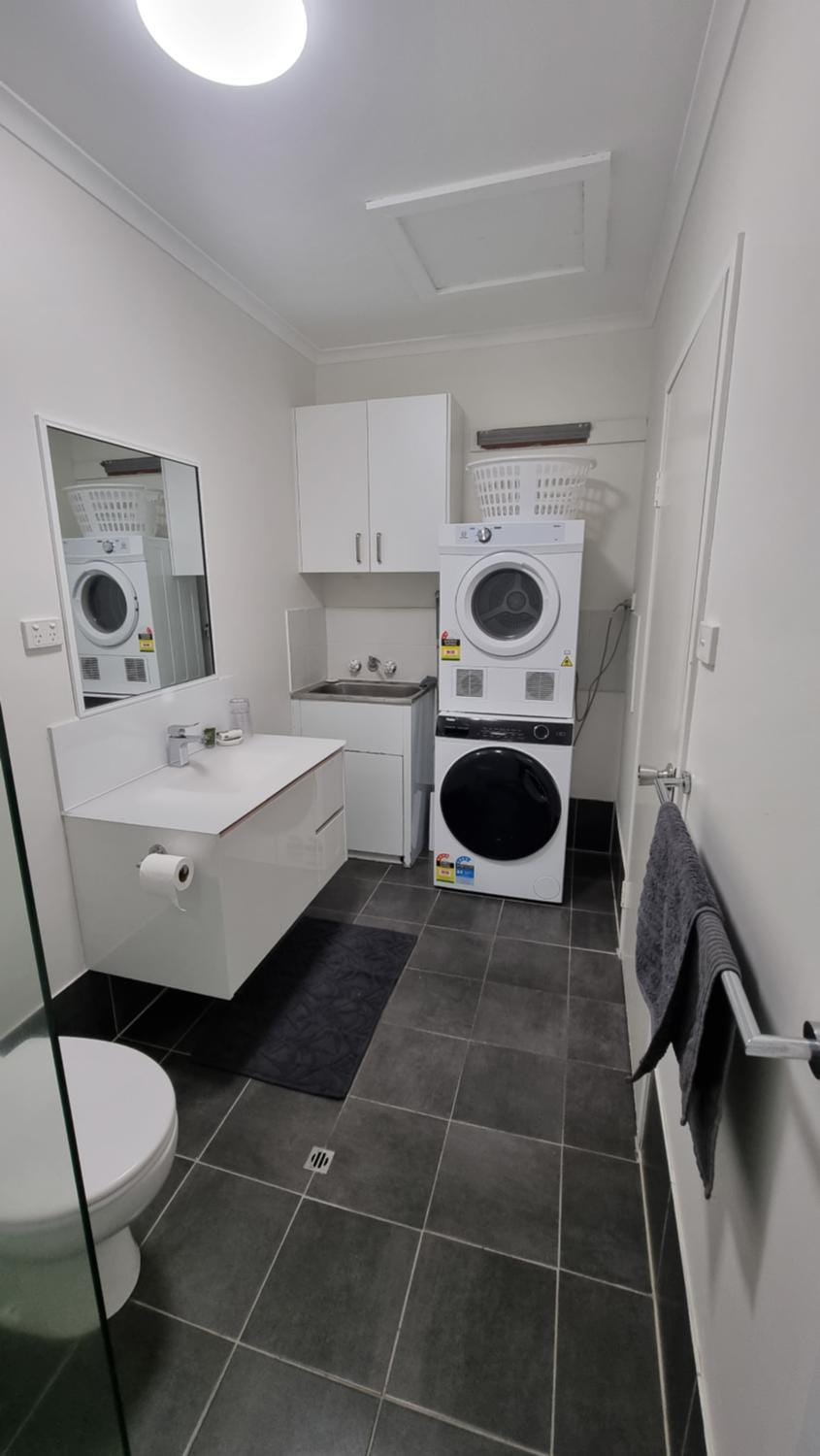 Toilet, washing machine, dryer