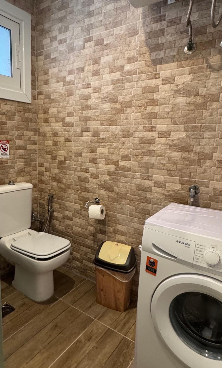 Toilet, Bathroom, washing machine