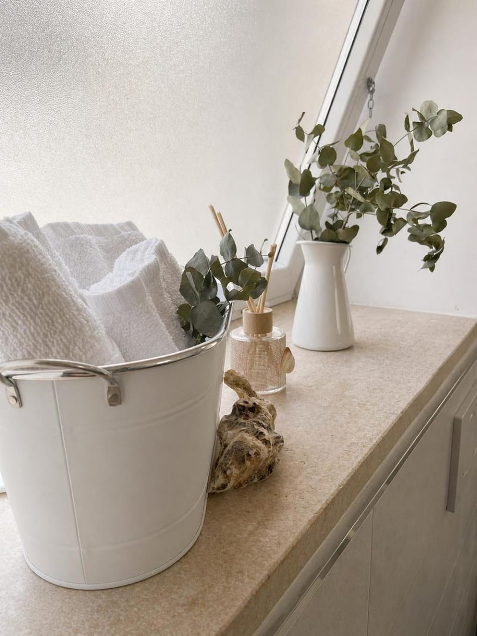 Decorative detail, towels