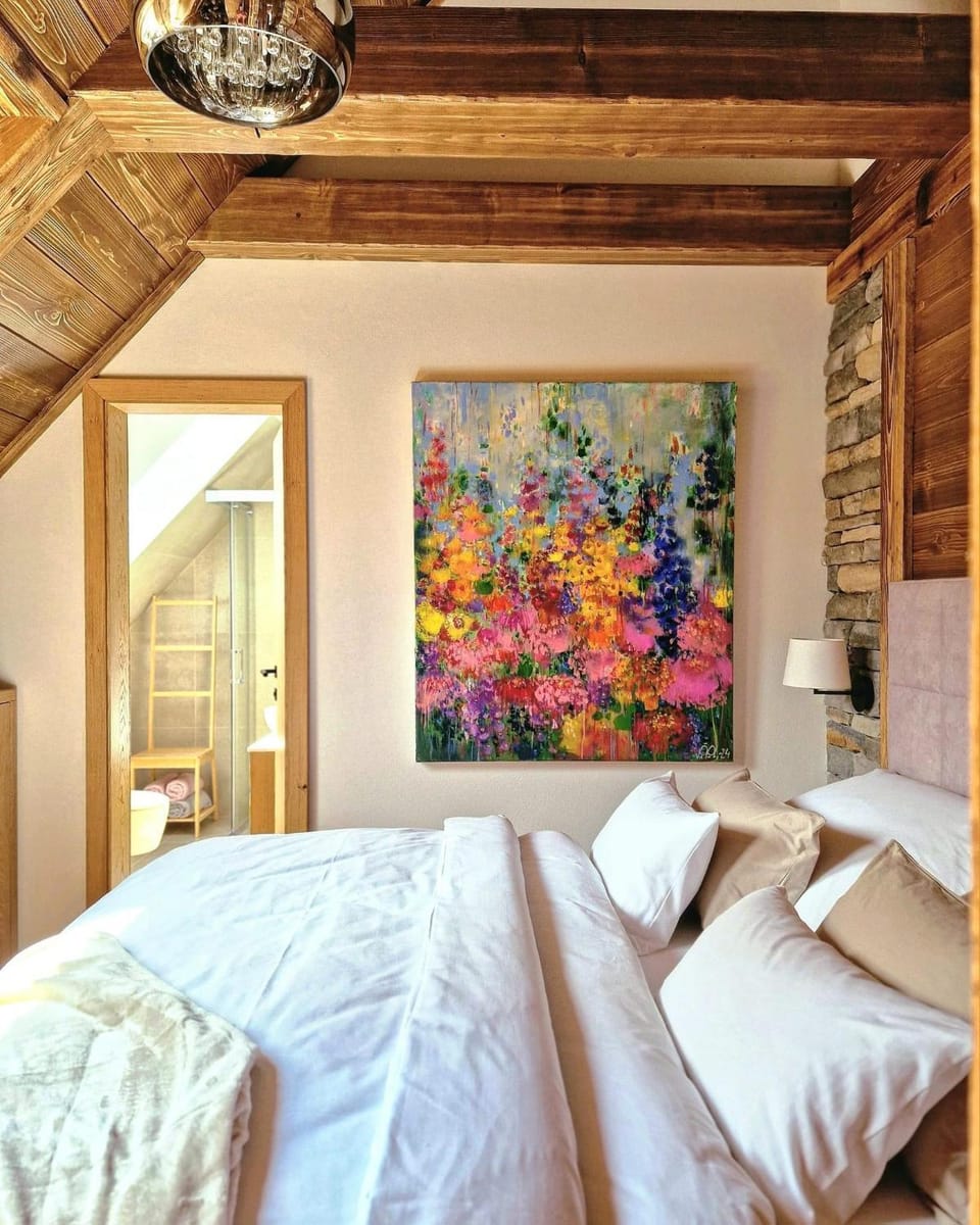 Bed, Decorative detail, Bedroom