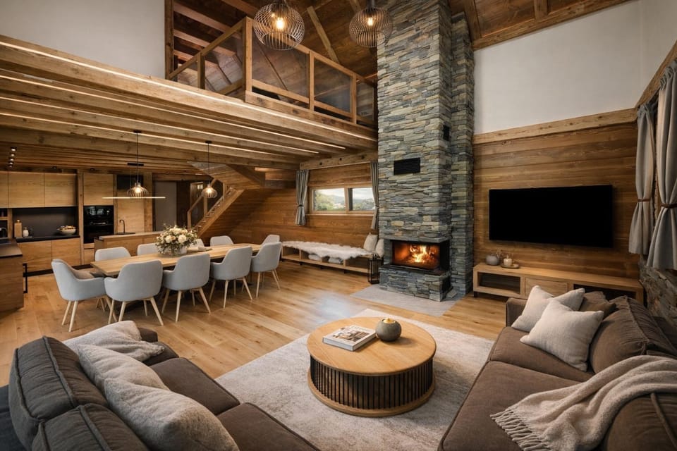 Chalet Mountain Rock - Luxury retreat at Chalets Kvačianska dolina Chalet in Slovakia