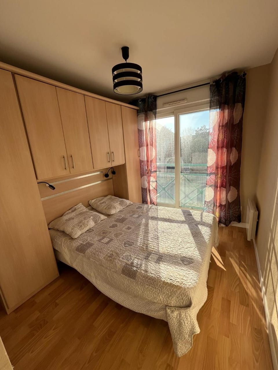 Bed, Photo of the whole room, Bedroom, wardrobe