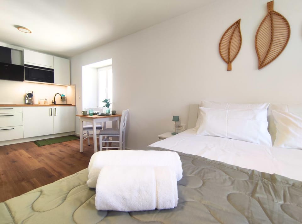 Bed, Kitchen or kitchenette, Seating area, Bedroom, Dinner, kitchen