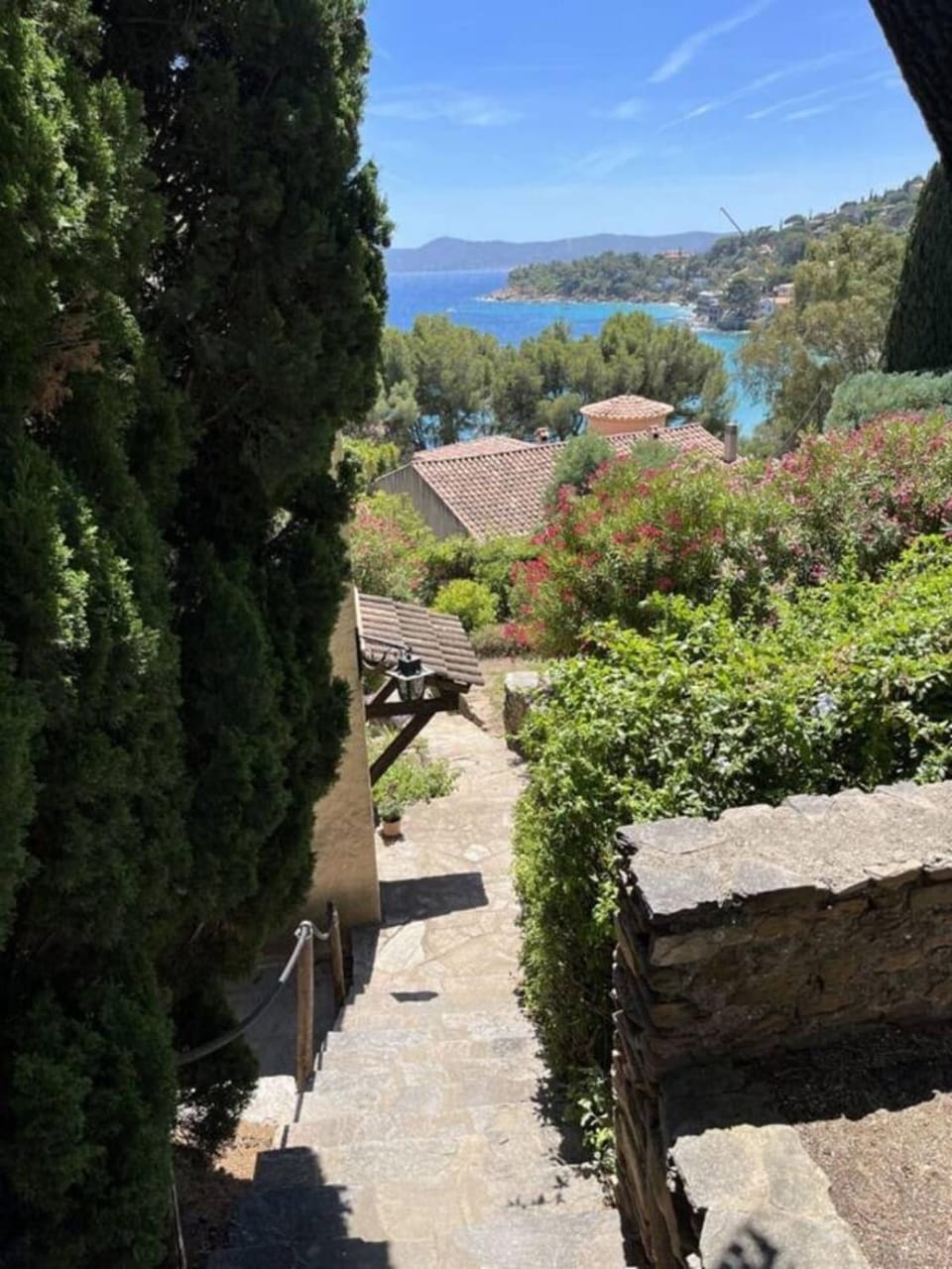 Sea View Studio with Large Terrace 5-Min Walk to the Beach Apartment in Le Lavandou