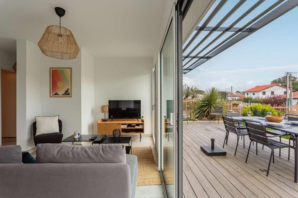 OLATOU Bel appartement lumineux avec jardin au cœur de Chiberta Apartment in Anglet