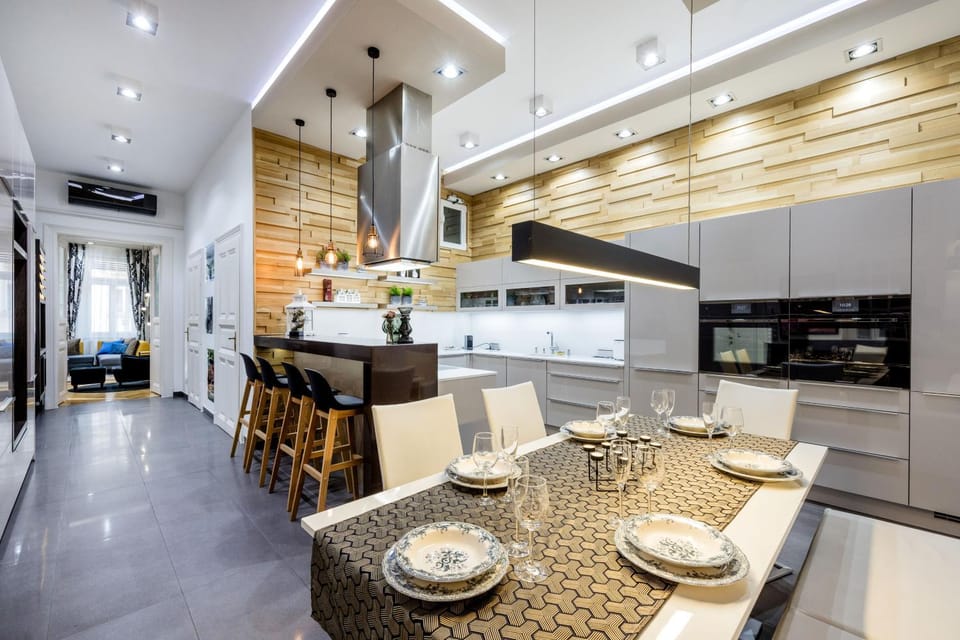 Kitchen or kitchenette, Dining area, air conditioner