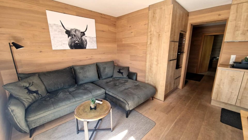 Living room, kitchen