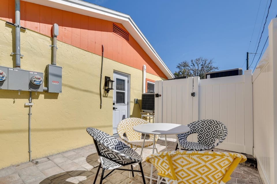 1 Block to Beach: Gulf Coast Escape w/ Patio! House in Estero Island