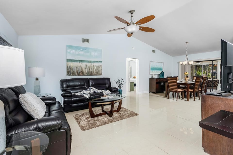 Family-friendly villa w/bikes & pool table; Gulf access! Villa Lilly - SWFL Rentals Villa in Cape Coral