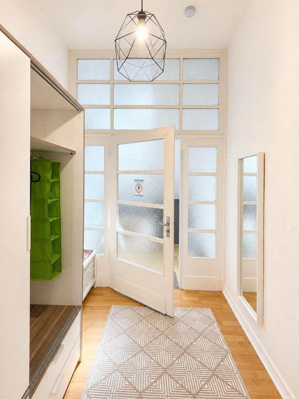 Photo of the whole room, wardrobe