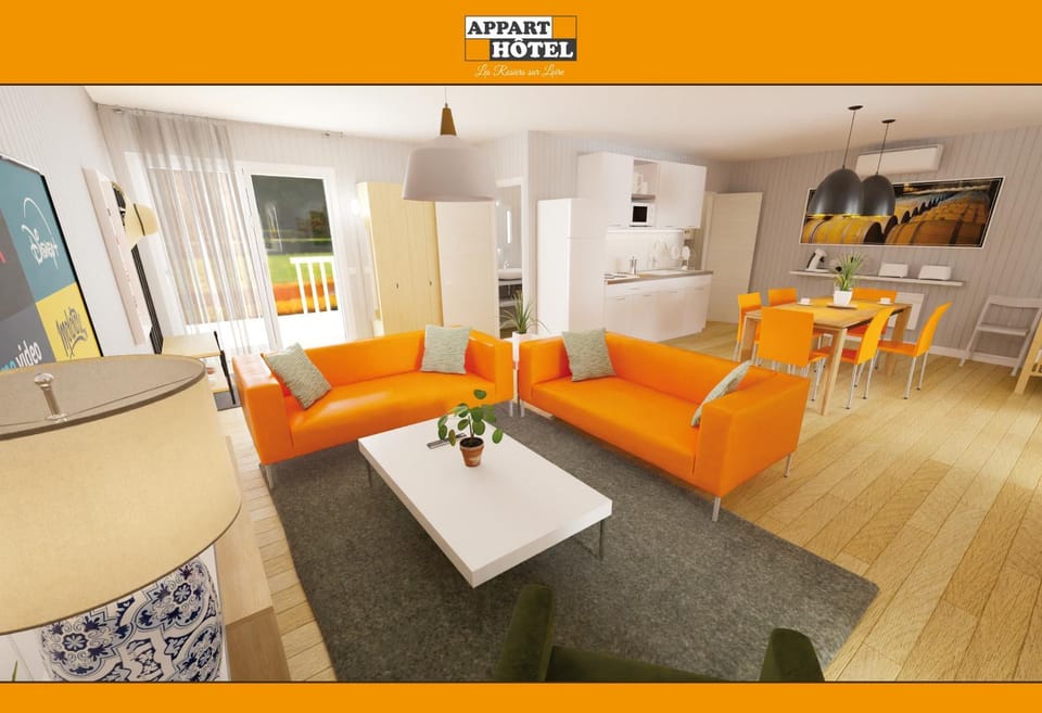 Kitchen or kitchenette, Living room, Seating area, Communal kitchen