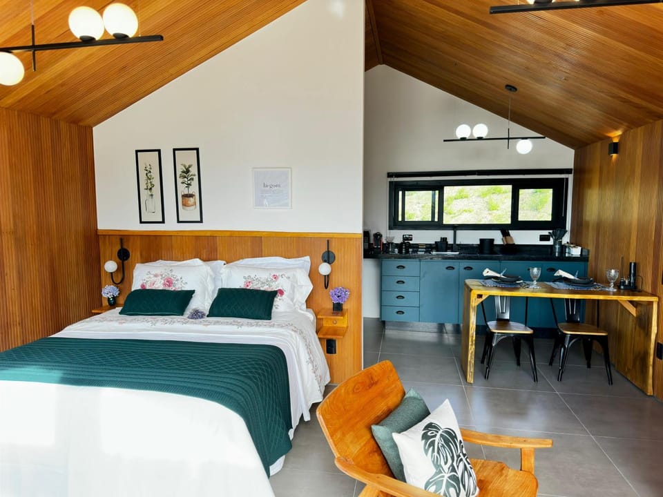 Cabana Nórdica com Maravilhosa Vista da Serra Chalet in State of São Paulo