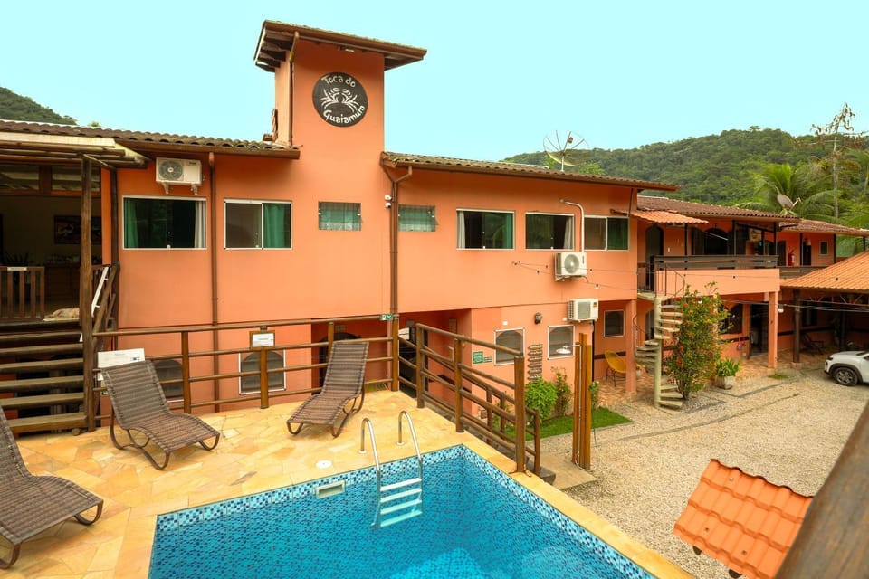 Property building, Mountain view, Pool view, Swimming pool, sunbed