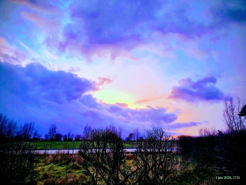 Natural landscape, Sunset