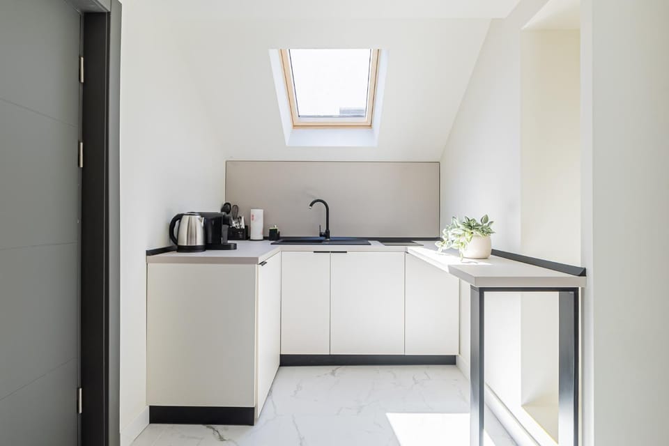 Coffee/tea facilities, Kitchen or kitchenette, minibar, stove
