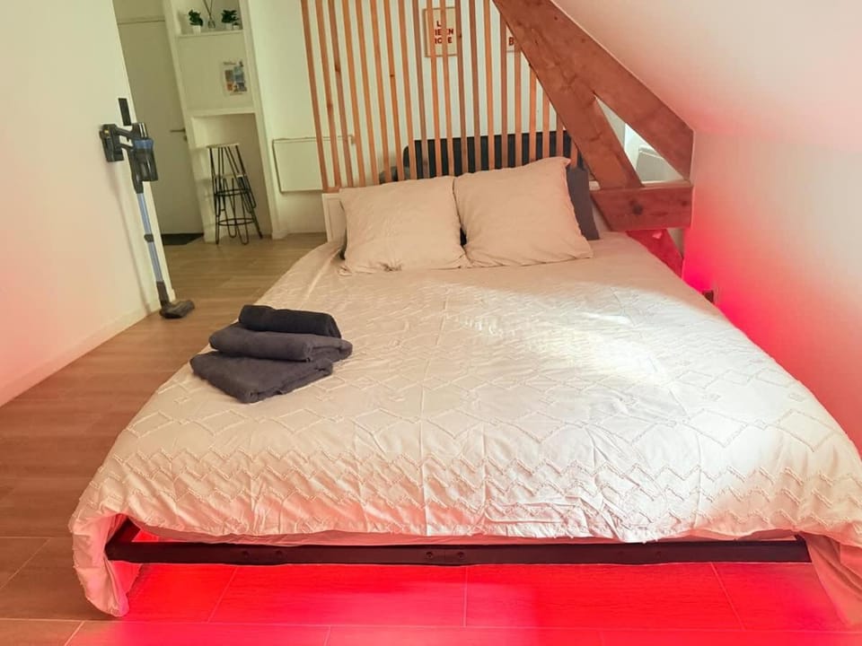 Jacuzzi privé - Netflix - Wi-Fi - parking gratuit Inn in Auvergne-Rhône-Alpes