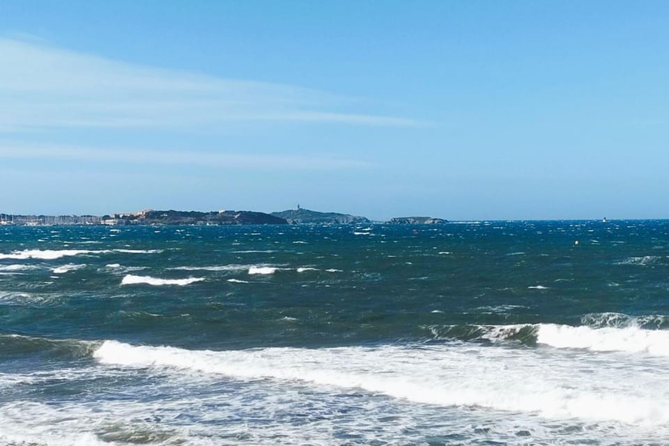 27m with terrace - first row sea view Apartment in Six-Fours-les-Plages