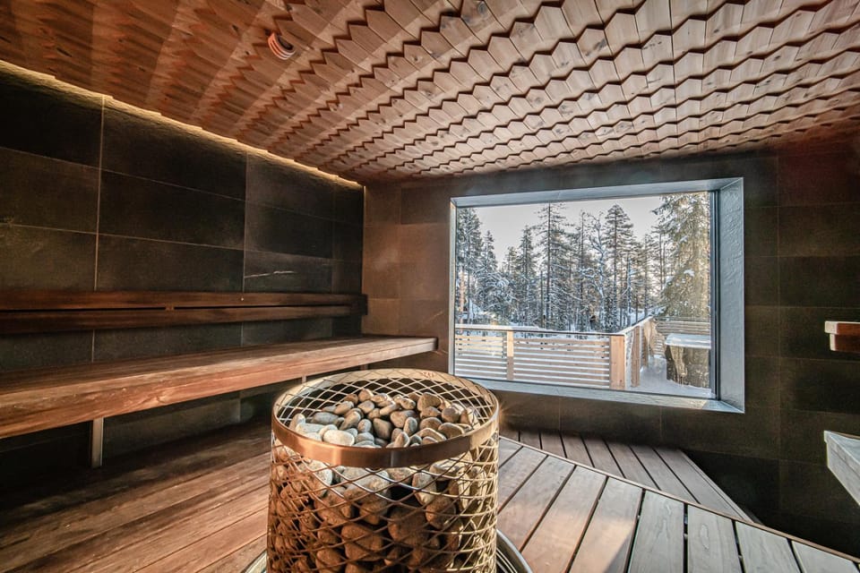 Hot Tub, Sauna, View (from property/room)