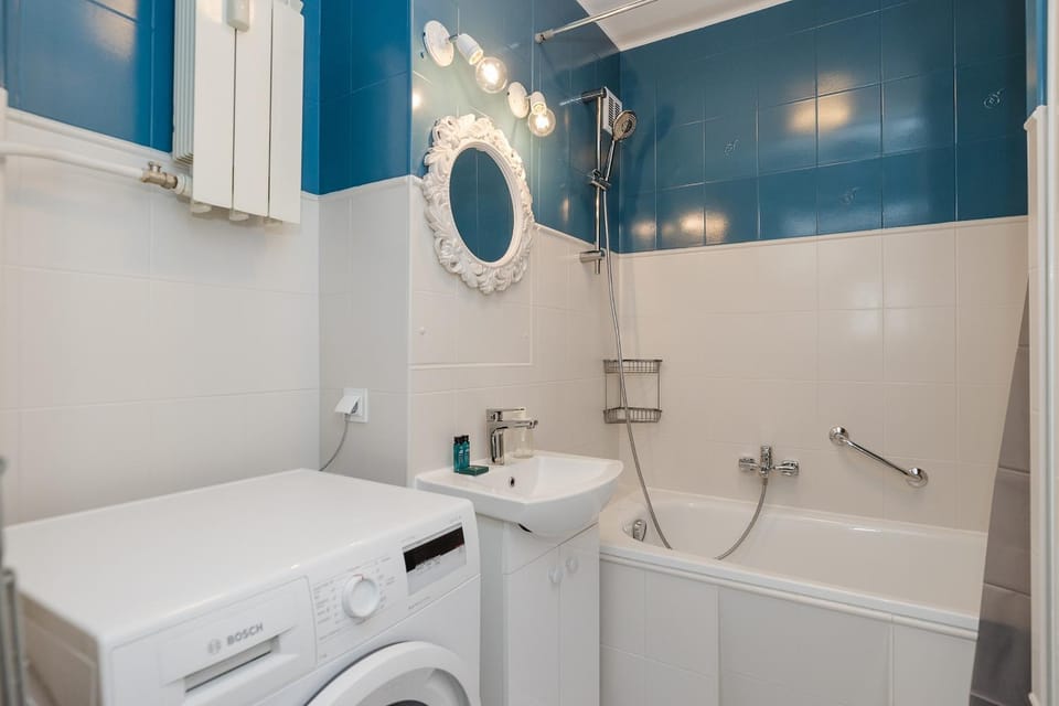 Shower, Bathroom, Bath, washing machine