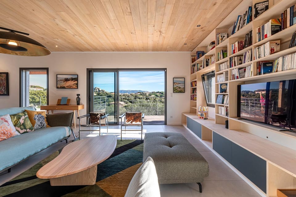 Library, TV and multimedia, Living room, Seating area