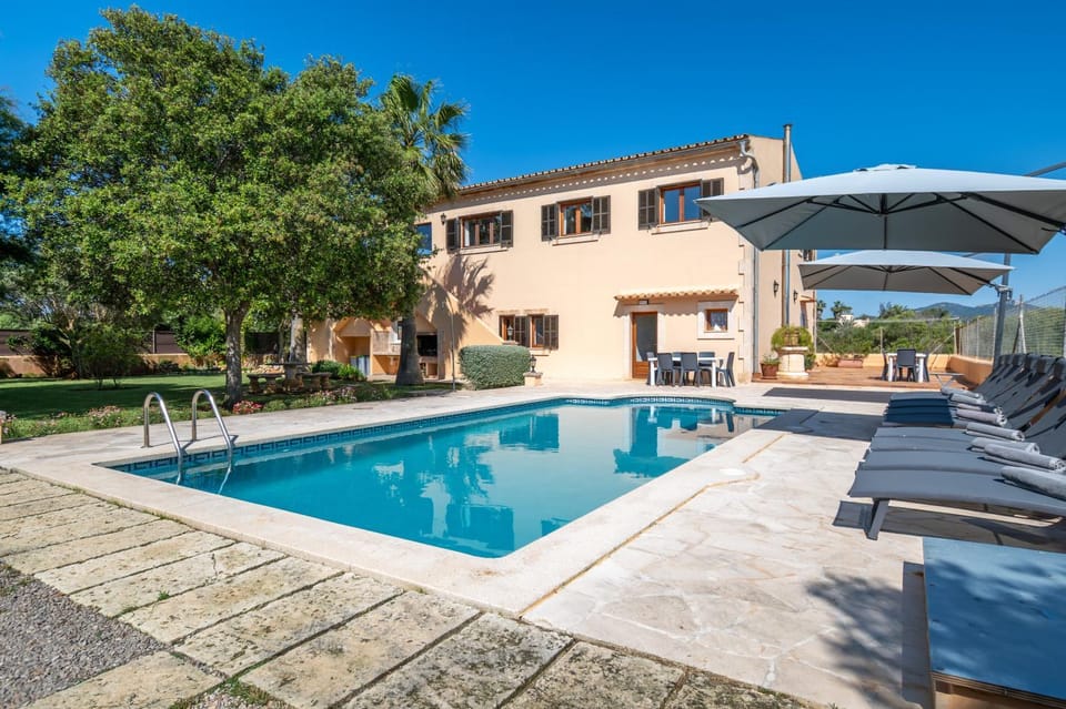 Property building, Living room, Swimming pool