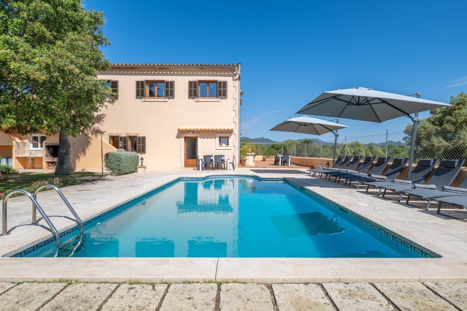Property building, Living room, Swimming pool