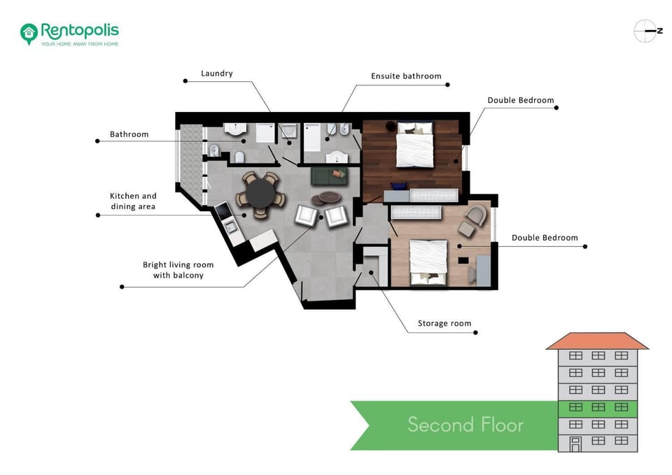 Floor plan, Text overlay