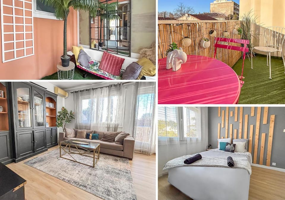 Patio, Living room, Seating area