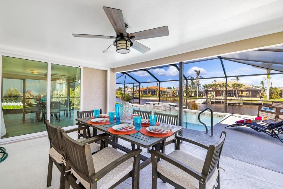 Remodeled pet-friendly gulf access villa w/electric heated pool! Villa Sunny - SWFL Rentals Villa in Cape Coral