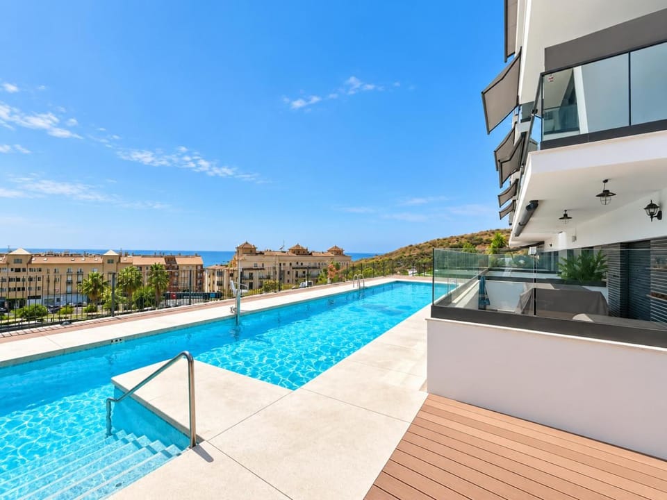 Property building, View (from property/room), City view, Sea view, Swimming pool