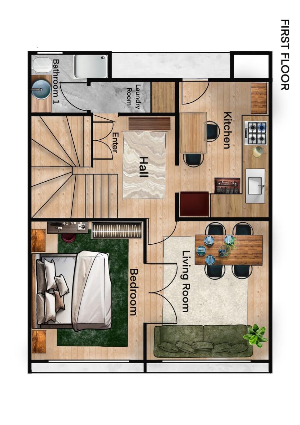 Old Town Loft in Balat Apartment in Istanbul