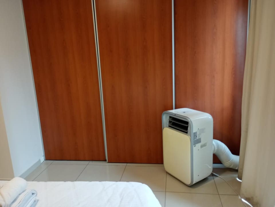 Bed, Photo of the whole room, Bedroom, wardrobe, air conditioner