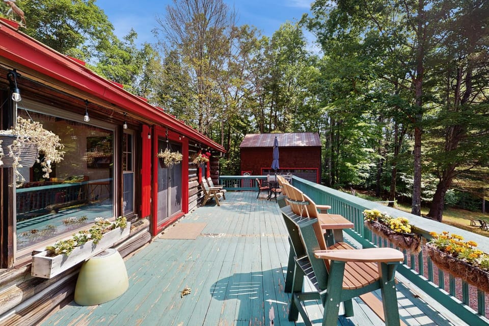 Mtn-View Family Cabin! 9 Mi to Lake George Village Cabin in Bolton Landing