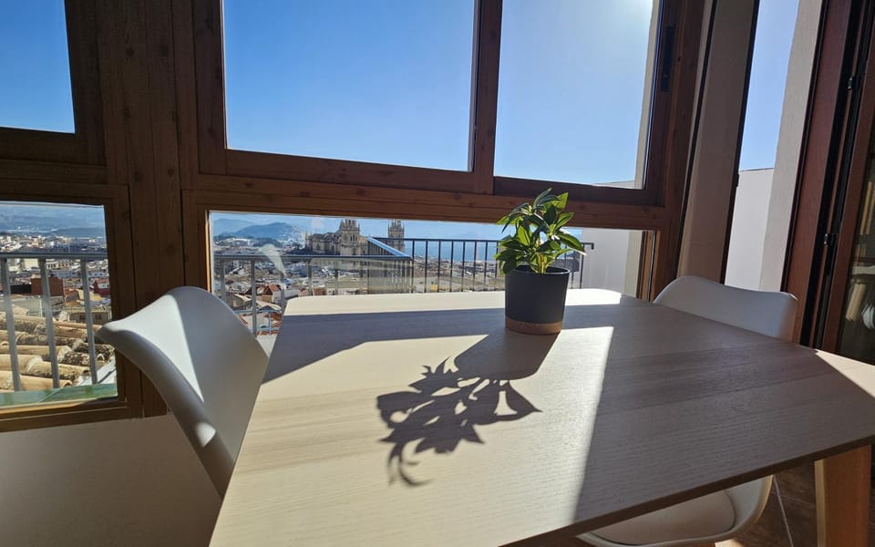 Day, Natural landscape, View (from property/room), Balcony/Terrace, Dining area