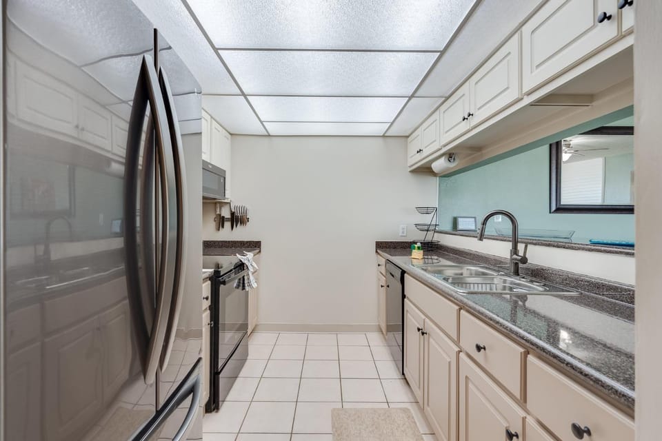 Kitchen or kitchenette, dishwasher, minibar, stove